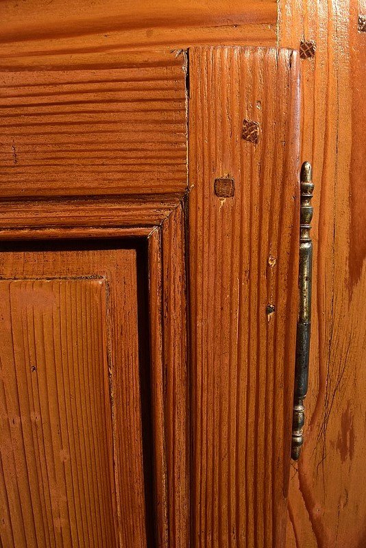 Meuble Encoignure en Pitchpin avec retours - 1920
