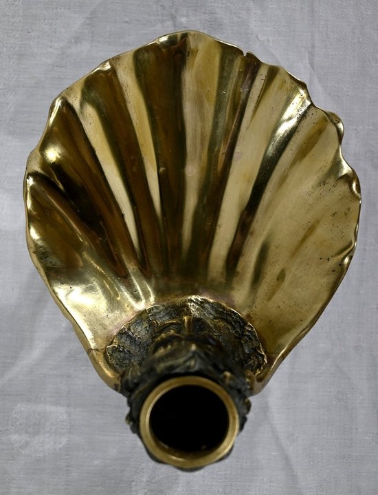 Bronze inkwell with double patina - 2nd part of the 19th century