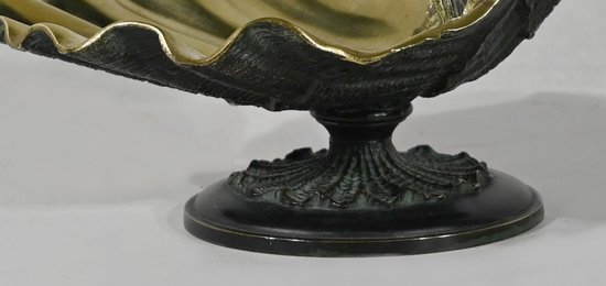 Bronze inkwell with double patina - 2nd part of the 19th century