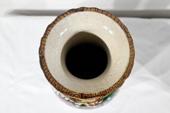 Pair of Nanjing Porcelain Vases, China - Late 19th century