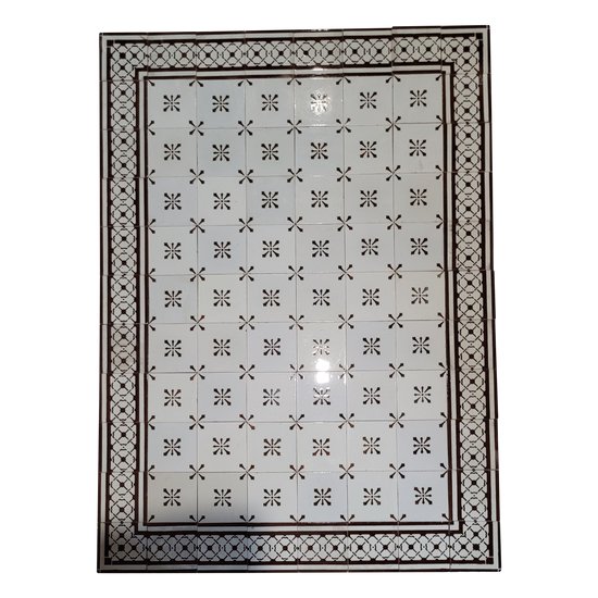 DESVRES Antique, Ensemble de 88 Carrelages Carreaux Français Epoque Napoléon III, Anciens Carrelages,Carreaux DESVRES (motif 47.6x34.6 inch)