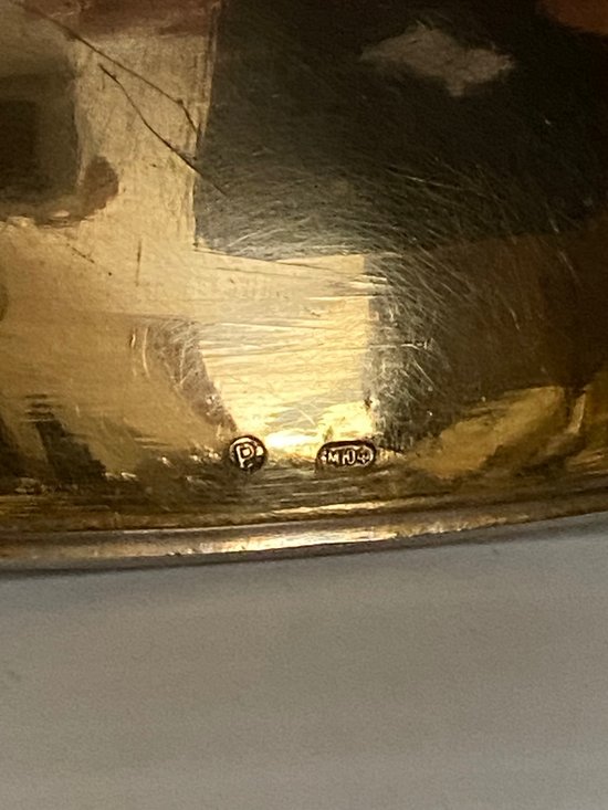RUSSISCHER KORB AUS STERLINGSILBER