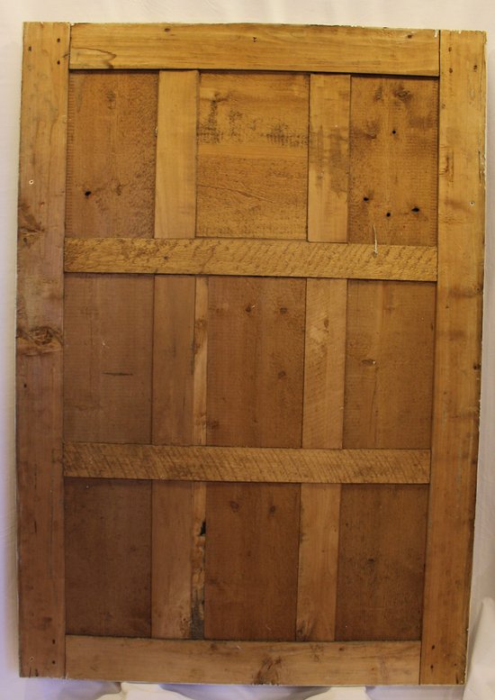 Large Antique Gold, Patina And Mercury Fireplace Mirror 103 X 148 Cm