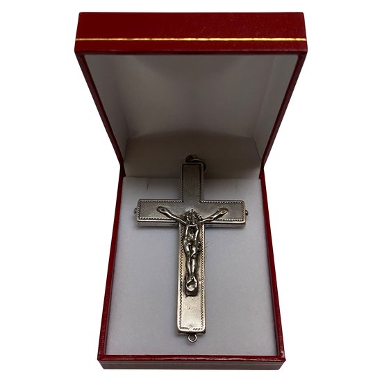 CROSS IN SOLID SILVER XVIII TH