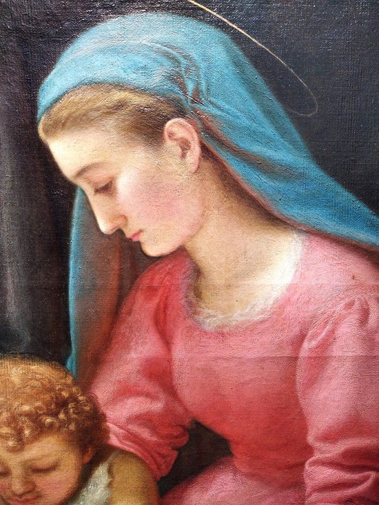 Vergine e Bambino Di Louis Robin Lyon allievo di Gérôme