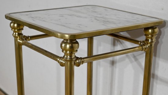 Desserte en Marbre et Laiton, Art Déco – 1920
