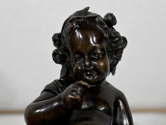 Bronzo "Putto con arco" - XIX secolo