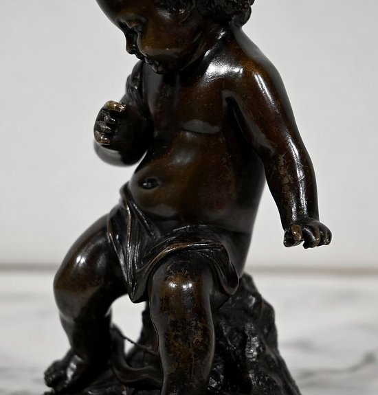 Bronzo "Putto con arco" - XIX secolo