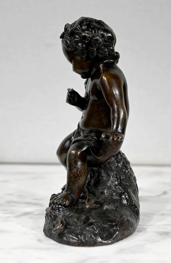 Bronzo "Putto con arco" - XIX secolo