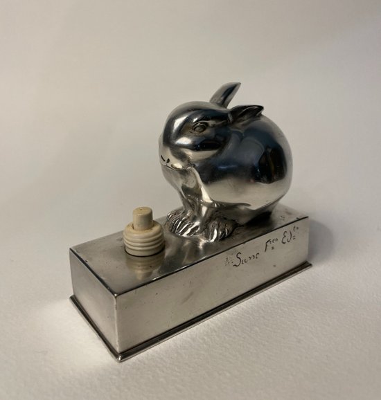 Bronze ArtDeco ''Lapin Bijou'' SANDOZ / SUSSE Frères (sonnette)
