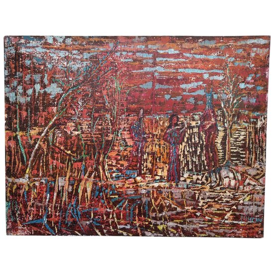 Jacques Pinon 1927 2018 Abstrakt Sakrale Kunst Glasmalerei Kirche Mit Le Corbusier