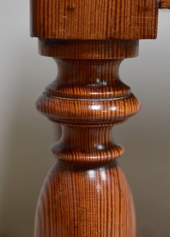 Small Bidet in Pitchpin, Louis-Philippe period - End of XIXth century