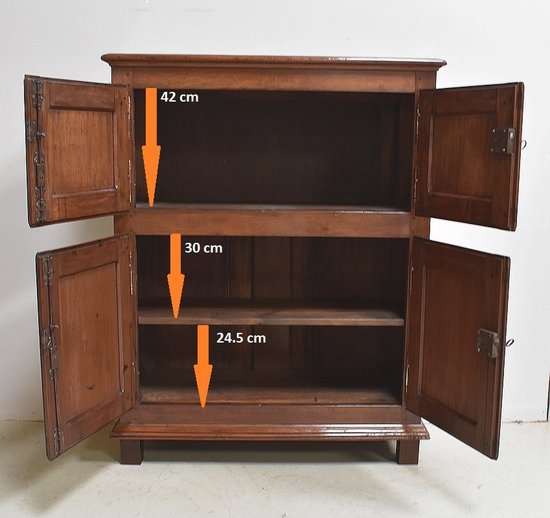 Small Buffet with Height of Support in Walnut - Beginning of XIXth century