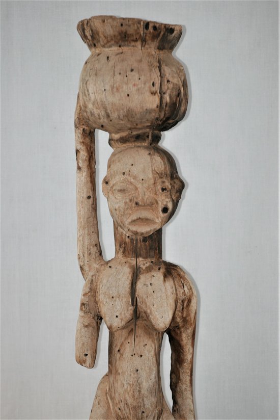 Large Yoruba statue, Beni, Nigeria and Togo.