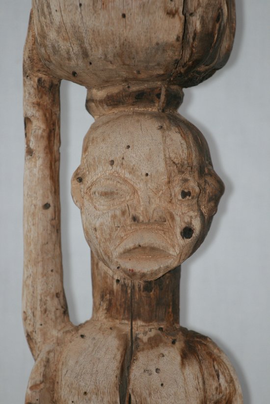Large Yoruba statue, Beni, Nigeria and Togo.