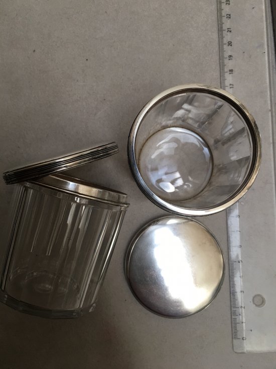 Pair of cotton pots or other