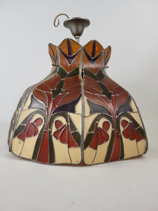 Important Tiffany Hanging lamp D.45 cm Art nouveau