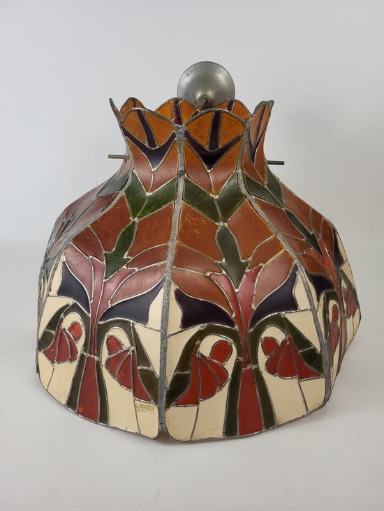Important Tiffany Hanging lamp D.45 cm Art nouveau