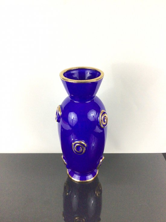 Vase in earthenware of Longwy Art Deco