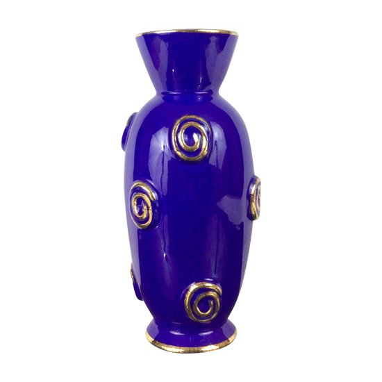 Vase in earthenware of Longwy Art Deco