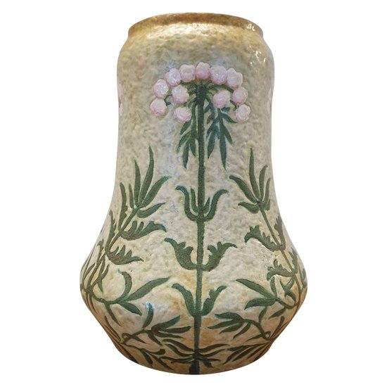 Royal Bonn , Germany, Ruysdael , Vase Au Décor De Fleurs, Céramique , XX°.