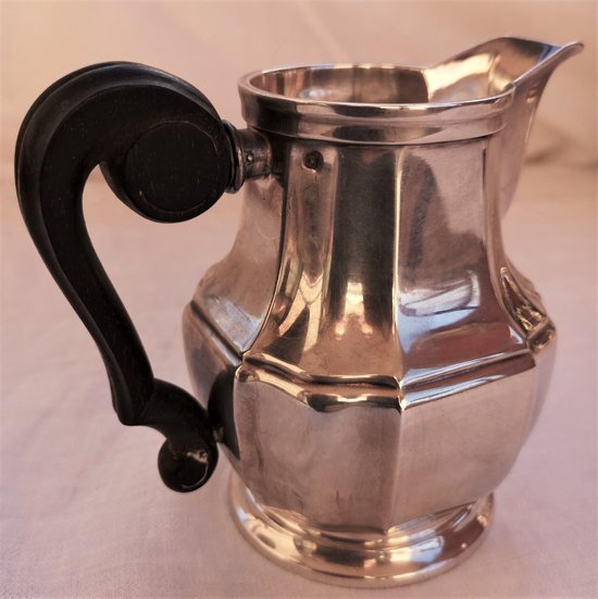 CHRISTOFLE art deco caffè servizio da tè collare in argento massiccio