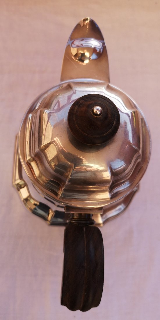 CHRISTOFLE art deco caffè servizio da tè collare in argento massiccio