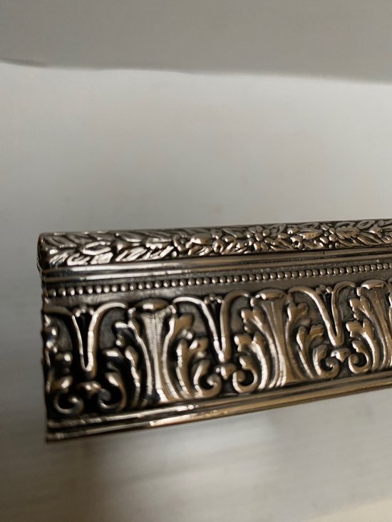 SOLID SILVER BOX XIXTH CENTURY
