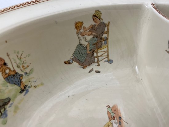 Rare Froment richard Meuble Lavabo De Bébé Ou Jouet Poupée Sarreguemines