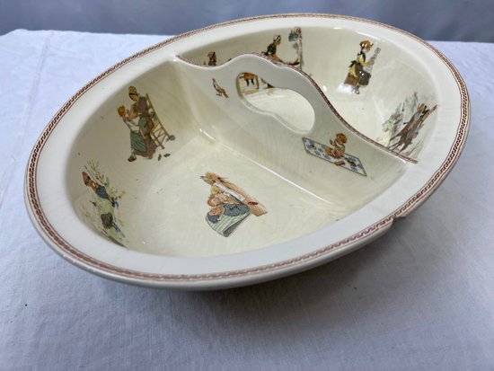 Rare Froment richard Meuble Lavabo De Bébé Ou Jouet Poupée Sarreguemines