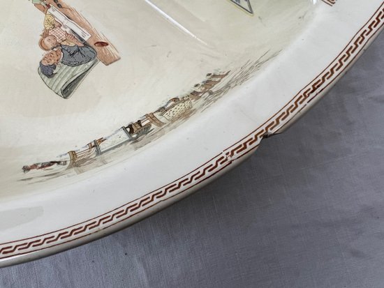 Rare Froment richard Meuble Lavabo De Bébé Ou Jouet Poupée Sarreguemines