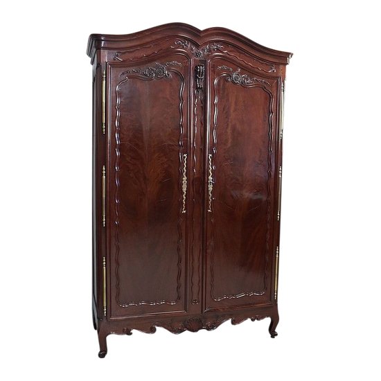 Exceptional Port Cabinet, in Cuban Mahogany, Nantes region - 1776