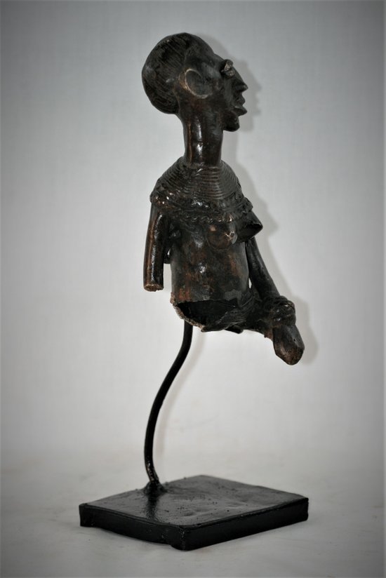 statuette en bronze Sénoufo de Côte D'Ivoire