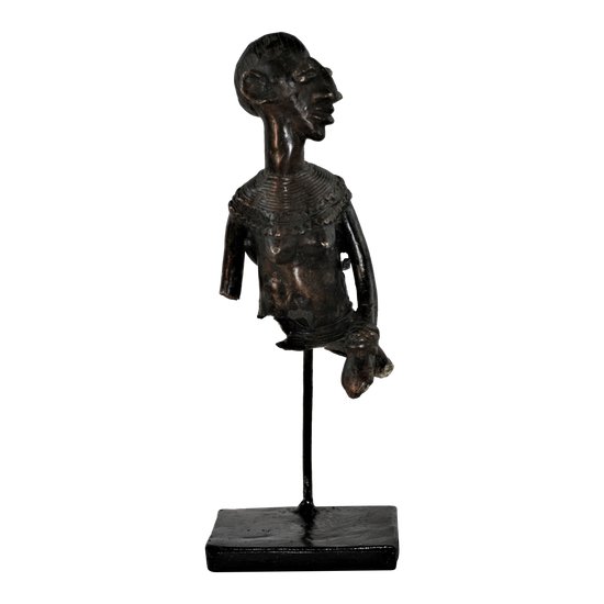 statuette en bronze Sénoufo de Côte D'Ivoire