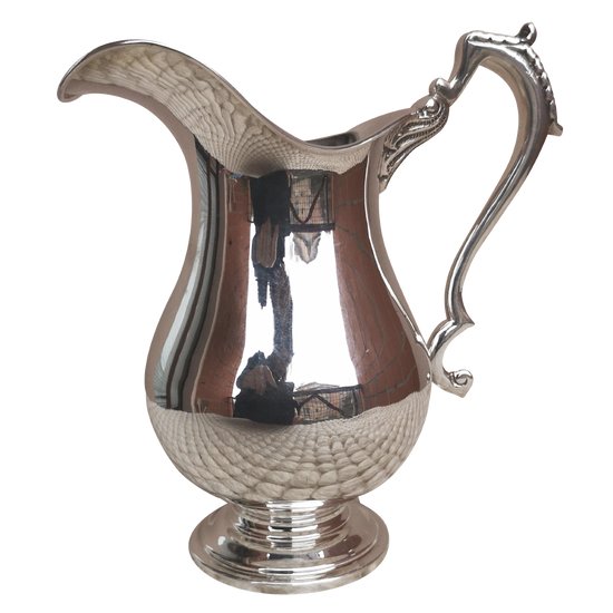 Creamer / milk jug in solid silver (ref D 0097)