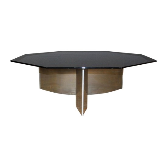 Table Basse Rosace Par Kim Moltzer Et Jean Paul Barray Vers 1965