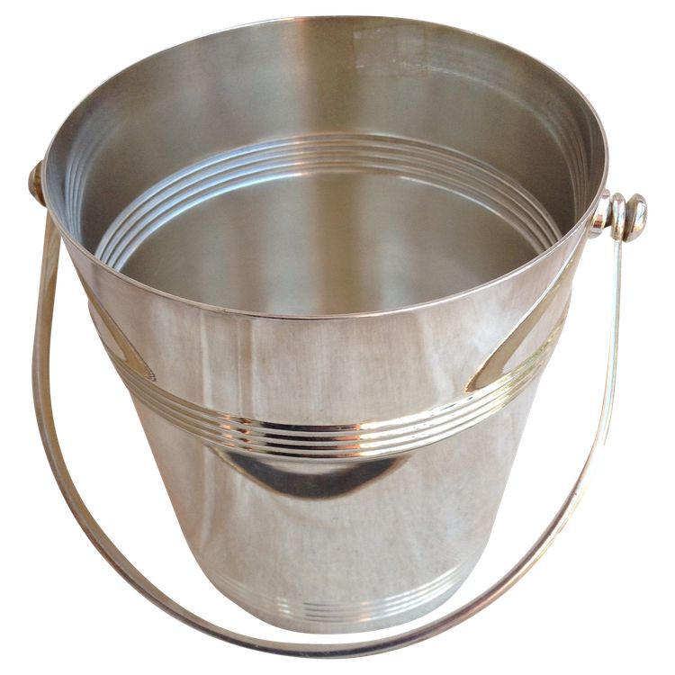 Silver-plated ice bucket Biarritz model by Christofle