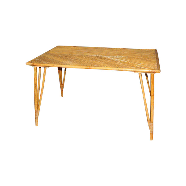 Rattan Table About 1950