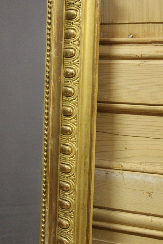 Specchio in legno e stucco dorato in stile Luigi XV XIX