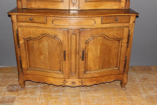 Louis XV two-part sideboard with curved front XVIII