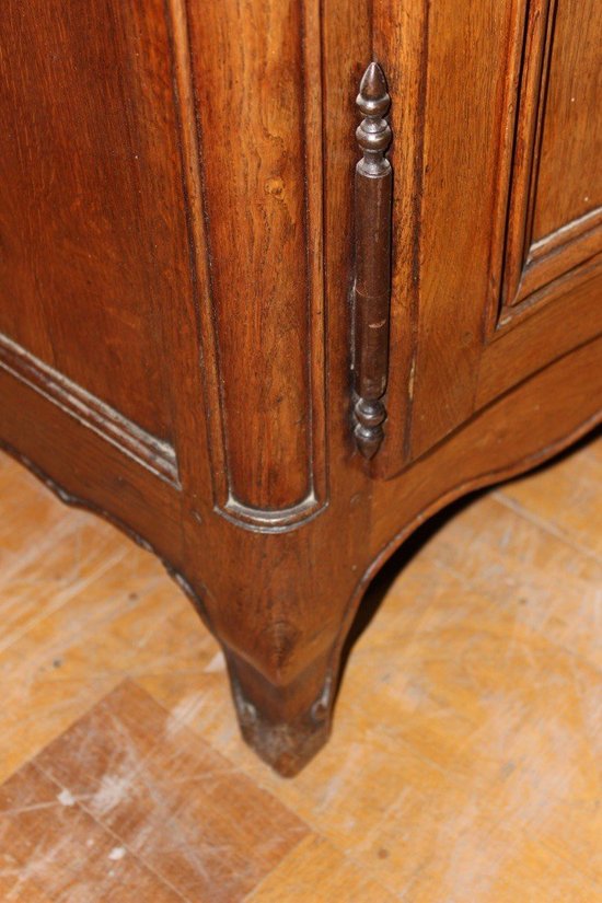 Louis XV two-part sideboard with curved front XVIII