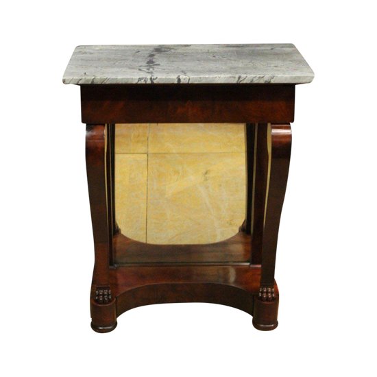 Consolle d'epoca di restauro in mogano XIX