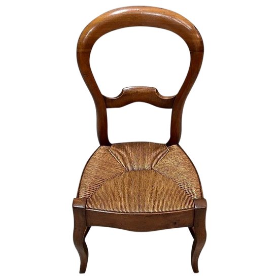 Child Chair in cherry wood, Louis-Philippe period - 2nd part of the XIXth century