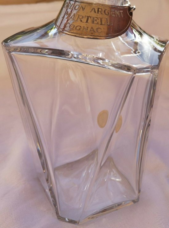 Crystal alcohol / cognac decanter signed BACCARAT Cognac Martell (ref D 0113)