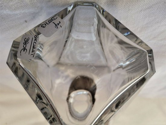 Crystal alcohol / cognac decanter signed BACCARAT Cognac Martell (ref D 0113)