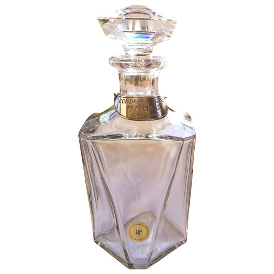 Kristallalkohol / Cognac-Dekanter signiert BACCARAT Cognac Martell (ref D 0113)