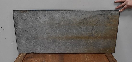 Petite Table Console en Placage de Ronce d'Acajou, goût Directoire - 1ère partie du XIXe