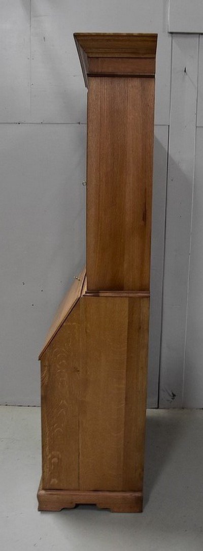 Scriban - Bibliothèque en Chêne Blond massif, origine Angleterre - 1920 / 1930