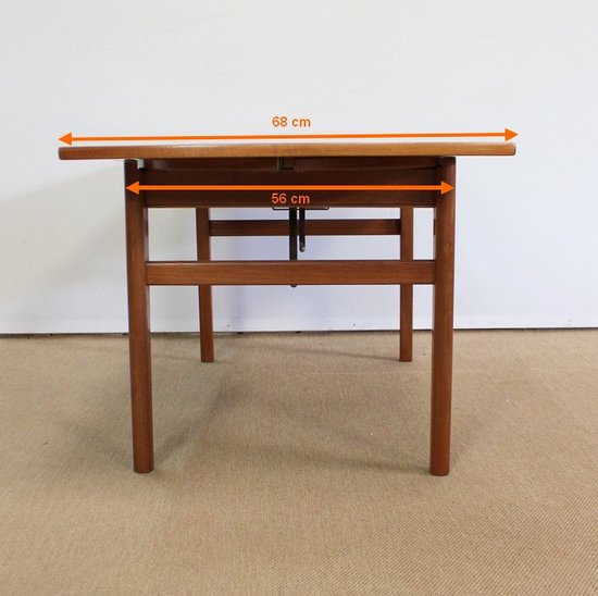 Scandinavian teak system table, model "Sesam" by Tingströms, by F. Ohlsson - 1960