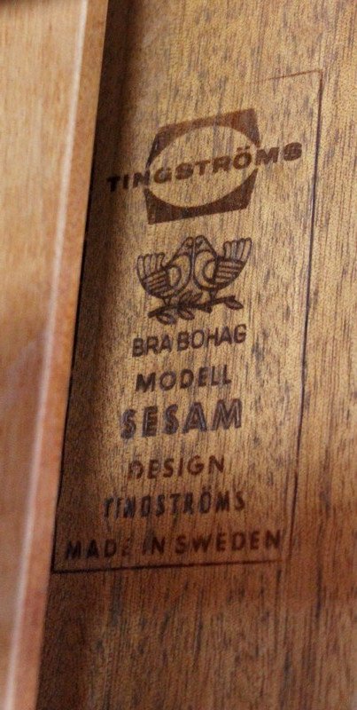 Scandinavian teak system table, model "Sesam" by Tingströms, by F. Ohlsson - 1960